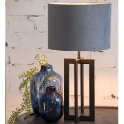 Lampenkappen & -Voeten<Light - Living Light & Living Lampenvoet Mace Zwart - E27 - 35 cm hoog