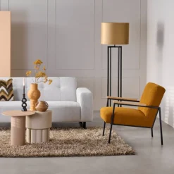 Lampenkappen & -Voeten<Light - Living Light & Living Lampenvoet Mace Zwart - E27 - 140 cm hoog