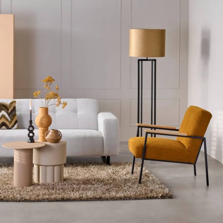 Lampenkappen & -Voeten<Light - Living Light & Living Lampenvoet Mace Zwart - E27 - 140 cm hoog