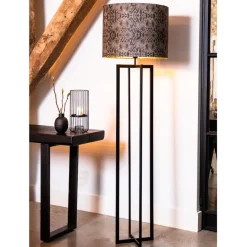 Lampenkappen & -Voeten<Light - Living Light & Living Lampenvoet Mace Zwart - E27 - 140 cm hoog
