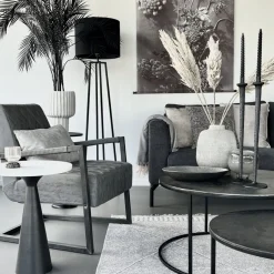 Lampenkappen & -Voeten<Light - Living Light & Living Lampenvoet Miley Zwart - E27 - 130 cm hoog