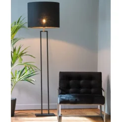 Lampenkappen & -Voeten<Light - Living Light & Living Lampenvoet Shiva Zwart - E27 - 141 cm hoog