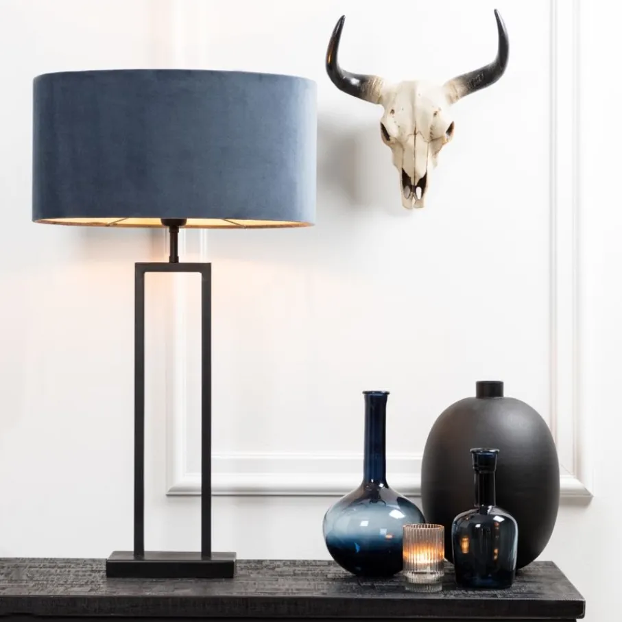 Lampenkappen & -Voeten<Light - Living Light & Living Lampenvoet Shiva Zwart - E27 - 55 cm hoog
