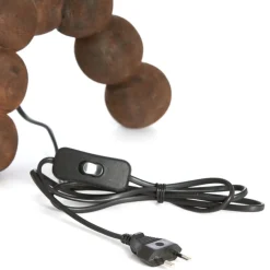 Lampenkappen & -Voeten<Light - Living Light & Living Lampenvoet Veglio Bruin - E27 - 50 cm hoog
