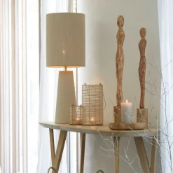 Lampenkappen & -Voeten<Light - Living Light & Living Lampenvoet Yelos Creme - E27 - 43 cm hoog
