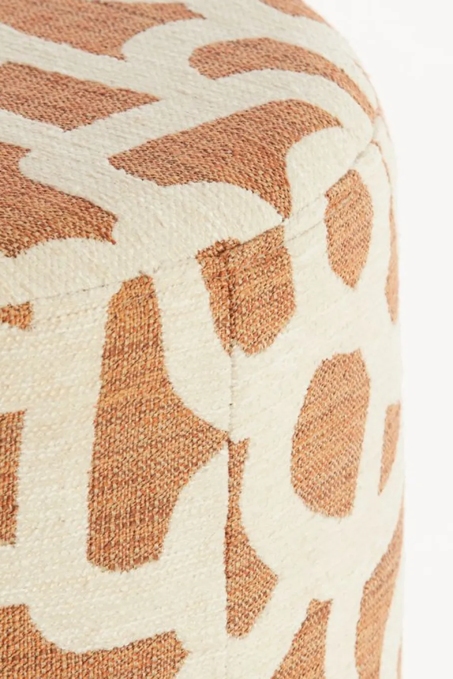 Poefs & Krukjes<Light - Living Light & Living Poef Davonte Terra / Crème - Ø 40 cm