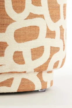 Poefs & Krukjes<Light - Living Light & Living Poef Davonte Terra / Crème - Ø 40 cm