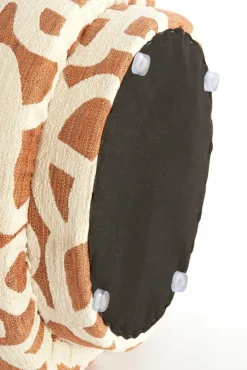 Poefs & Krukjes<Light - Living Light & Living Poef Davonte Terra / Crème - Ø 40 cm