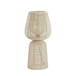 Tafellampen<Light - Living Light & Living Tafellamp Aboso Crème - E27 - 54 cm hoog