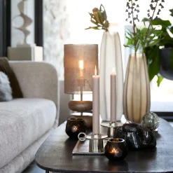 Tafellampen<Light - Living Light & Living Tafellamp Danialo Bruin - E27 - 51 cm hoog