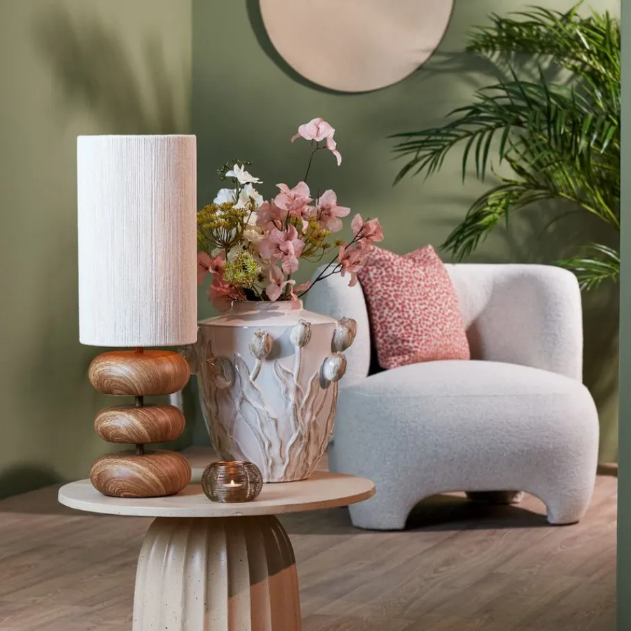 Tafellampen<Light - Living Light & Living Tafellamp Danialo Naturel - E27 - 68 cm hoog