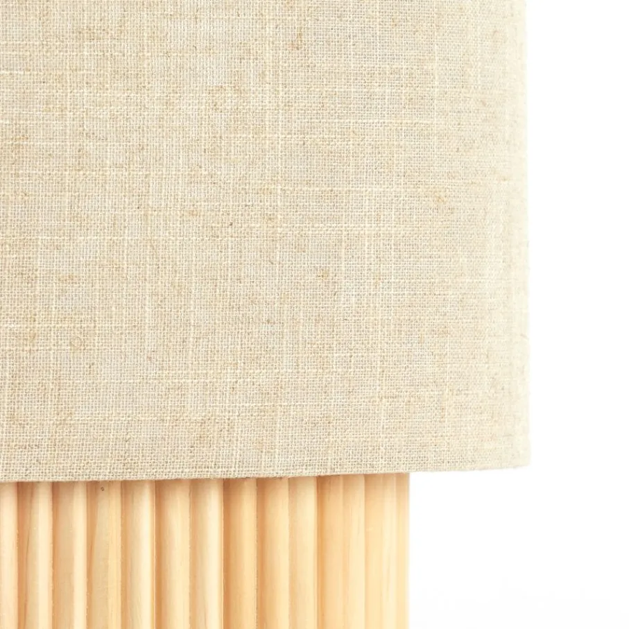 Tafellampen<Light - Living Light & Living Tafellamp Laslo Naturel - E27 - 45 cm hoog