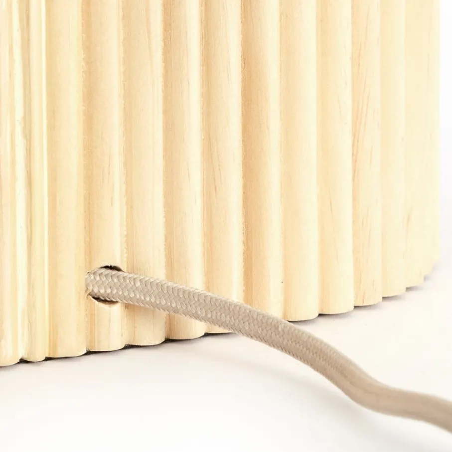 Tafellampen<Light - Living Light & Living Tafellamp Laslo Naturel - E27 - 45 cm hoog