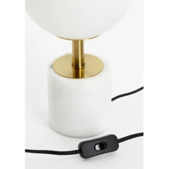 Tafellampen<Light - Living Light & Living Tafellamp Medina Wit - E27 - 35 cm hoog