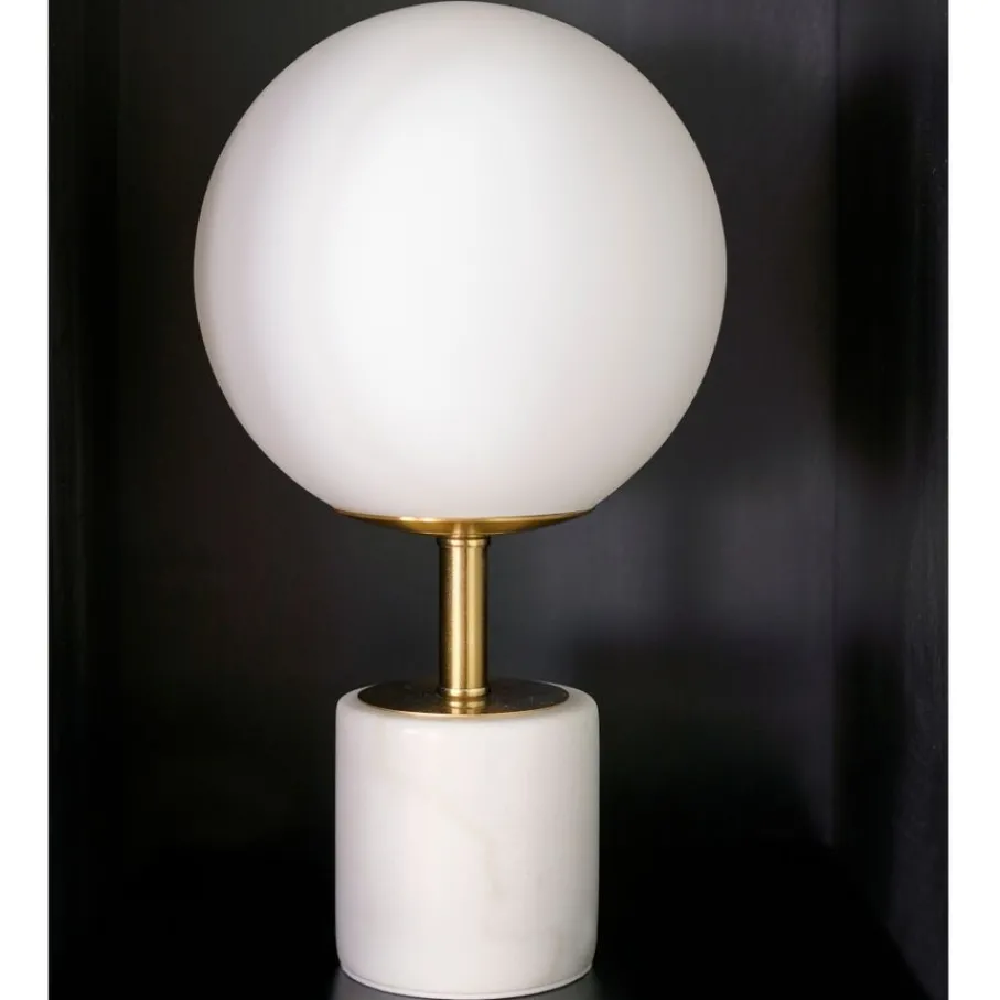 Tafellampen<Light - Living Light & Living Tafellamp Medina Wit - E27 - 35 cm hoog