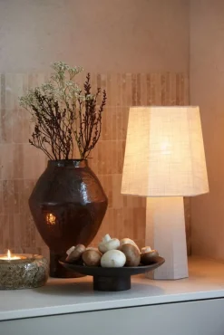 Tafellampen<Light - Living Light & Living Tafellamp Musabo Wit - E27 - 49 cm hoog