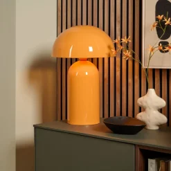 Tafellampen< Light & Living Tafellamp Tolima Oranje - E27 - 48 cm hoog