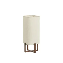Tafellampen<Light - Living Light & Living Tafellamp Wyn Crème / Bruin - E27 - 39 cm hoog