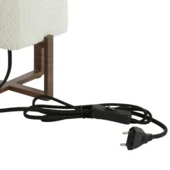 Tafellampen<Light - Living Light & Living Tafellamp Wyn Crème / Bruin - E27 - 51 cm hoog