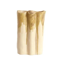 Vazen & Potten<Light - Living Light & Living Vaas Flovilla Olijfgroen - 40 cm hoog