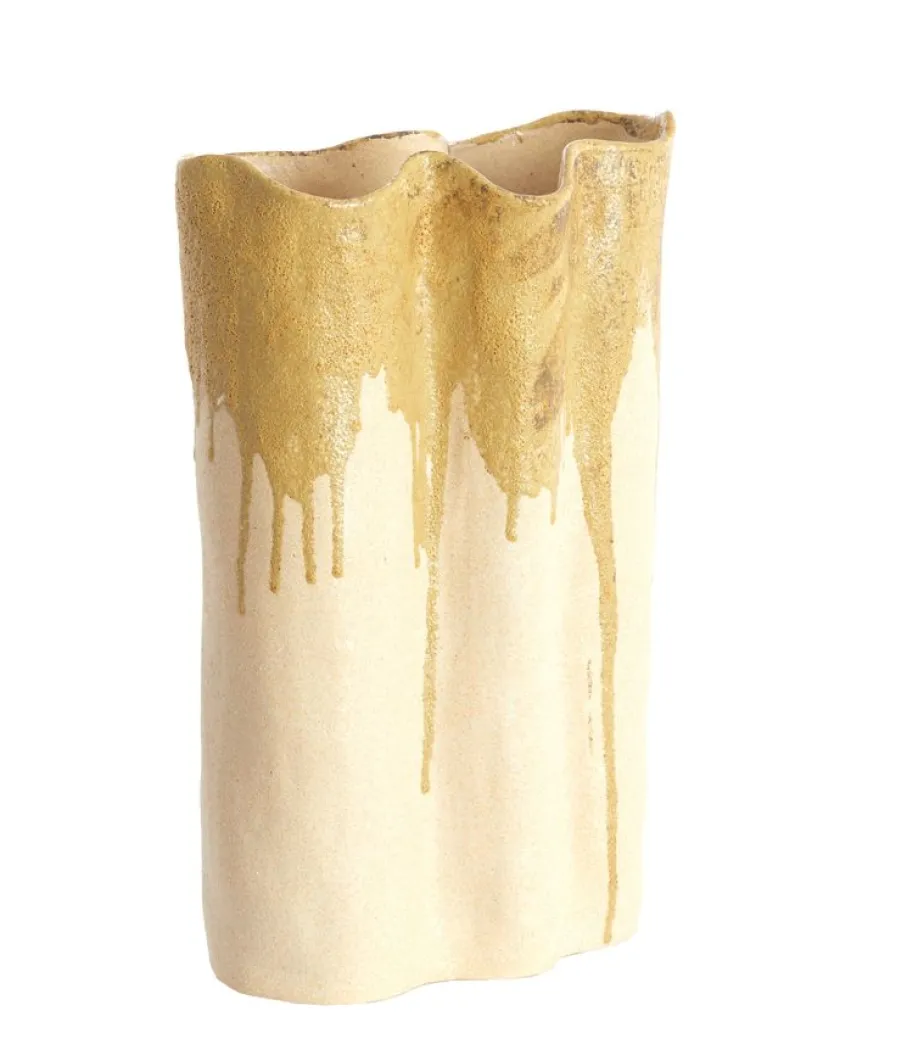 Vazen & Potten<Light - Living Light & Living Vaas Flovilla Olijfgroen - 40 cm hoog