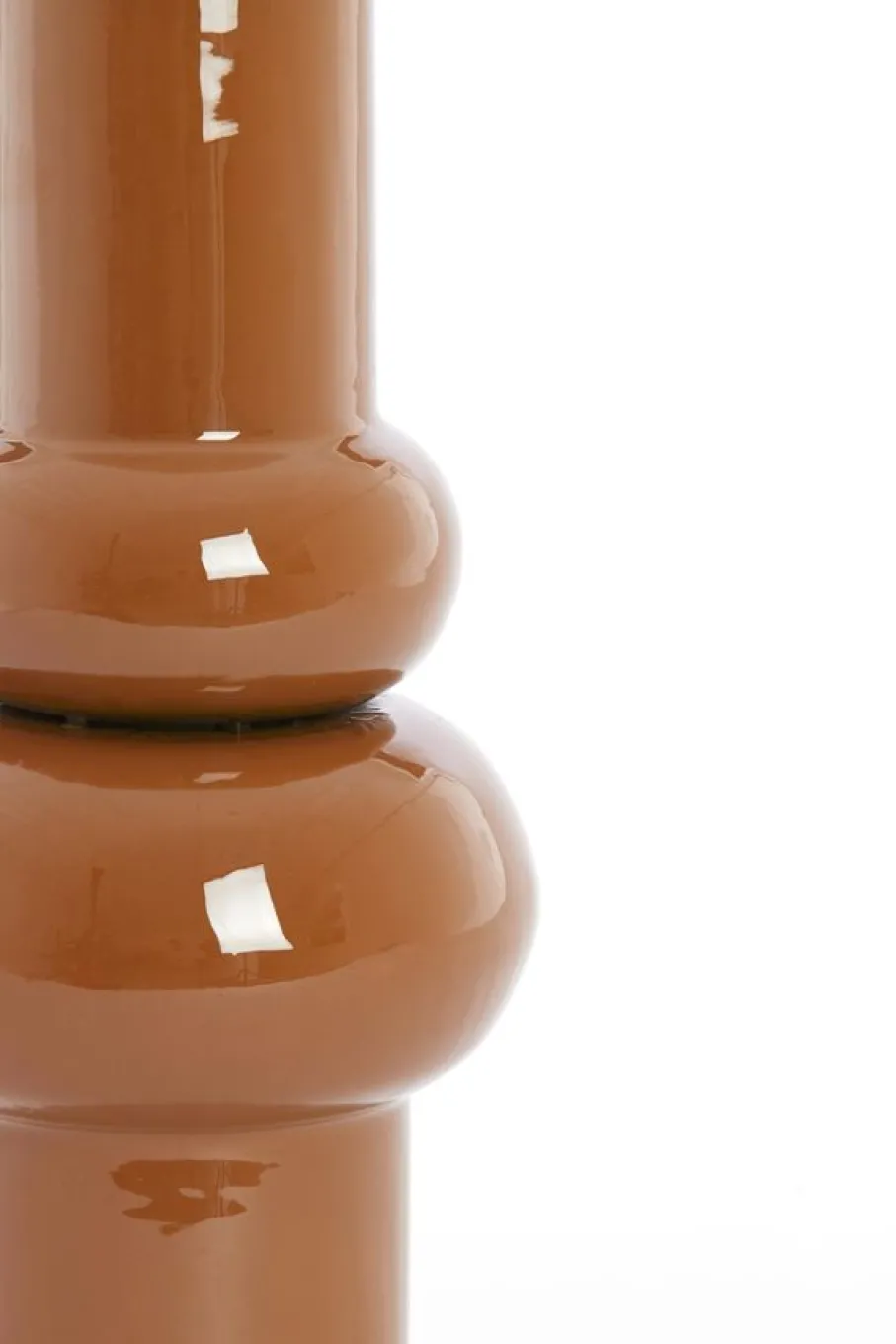 Vazen & Potten<Light - Living Light & Living Vaas Irissa Caramel - 36 cm hoog
