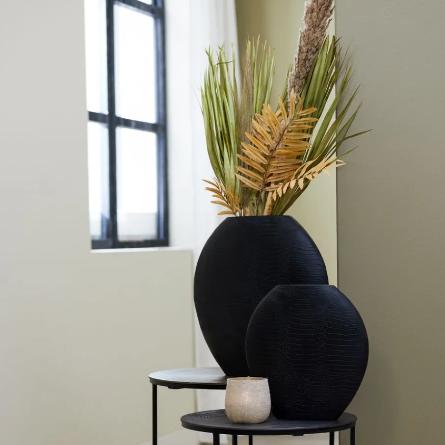 Vazen & Potten<Light - Living Light & Living Vaas Skeld Zwart - 40 cm hoog