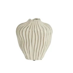 Vazen & Potten<Light - Living Light & Living Vaas Vechhia Crème - 25 cm hoog