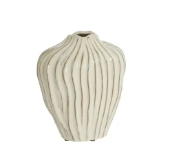 Vazen & Potten<Light - Living Light & Living Vaas Vechhia Crème - 25 cm hoog