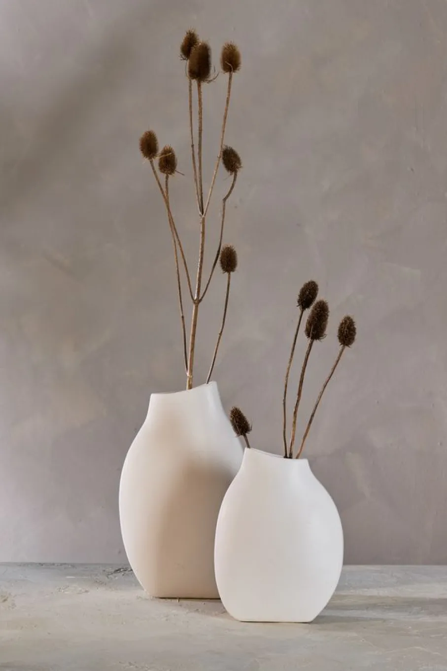 Vazen & Potten<Light - Living Light & Living Vaas Volano Crème - 32 cm hoog