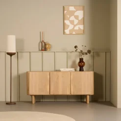 Vloerlampen<Light - Living Light & Living Vloerlamp Dania Bruin - E27 - 159 cm hoog