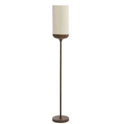 Vloerlampen<Light - Living Light & Living Vloerlamp Dania Bruin - E27 - 159 cm hoog