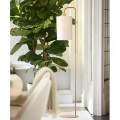 Vloerlampen<Light - Living Light & Living Vloerlamp Donio Naturel - E27 - 155 cm hoog