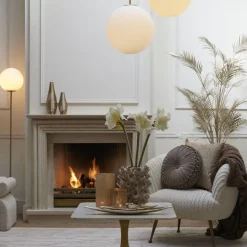 Vloerlampen<Light - Living Light & Living Vloerlamp Medina Wit - E27 - 156 cm hoog