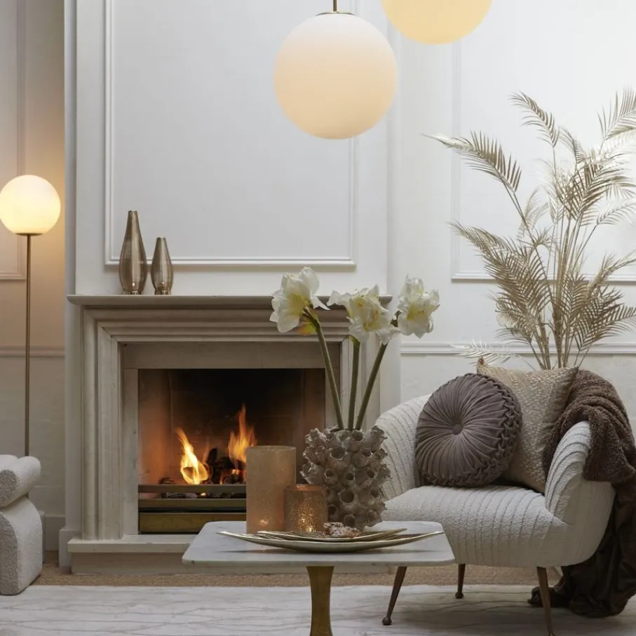 Vloerlampen<Light - Living Light & Living Vloerlamp Medina Wit - E27 - 156 cm hoog