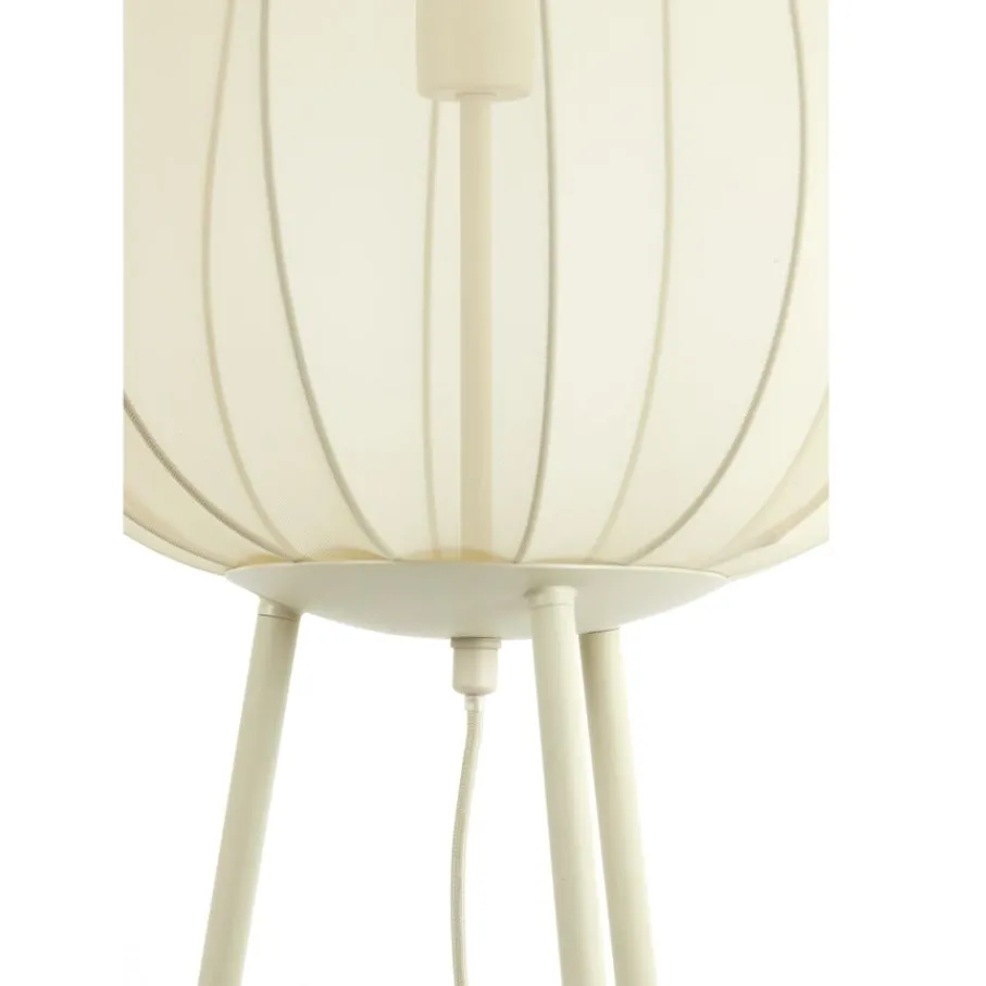 Vloerlampen<Light - Living Light & Living Vloerlamp Plumeria Zand - E27 - 132 cm hoog