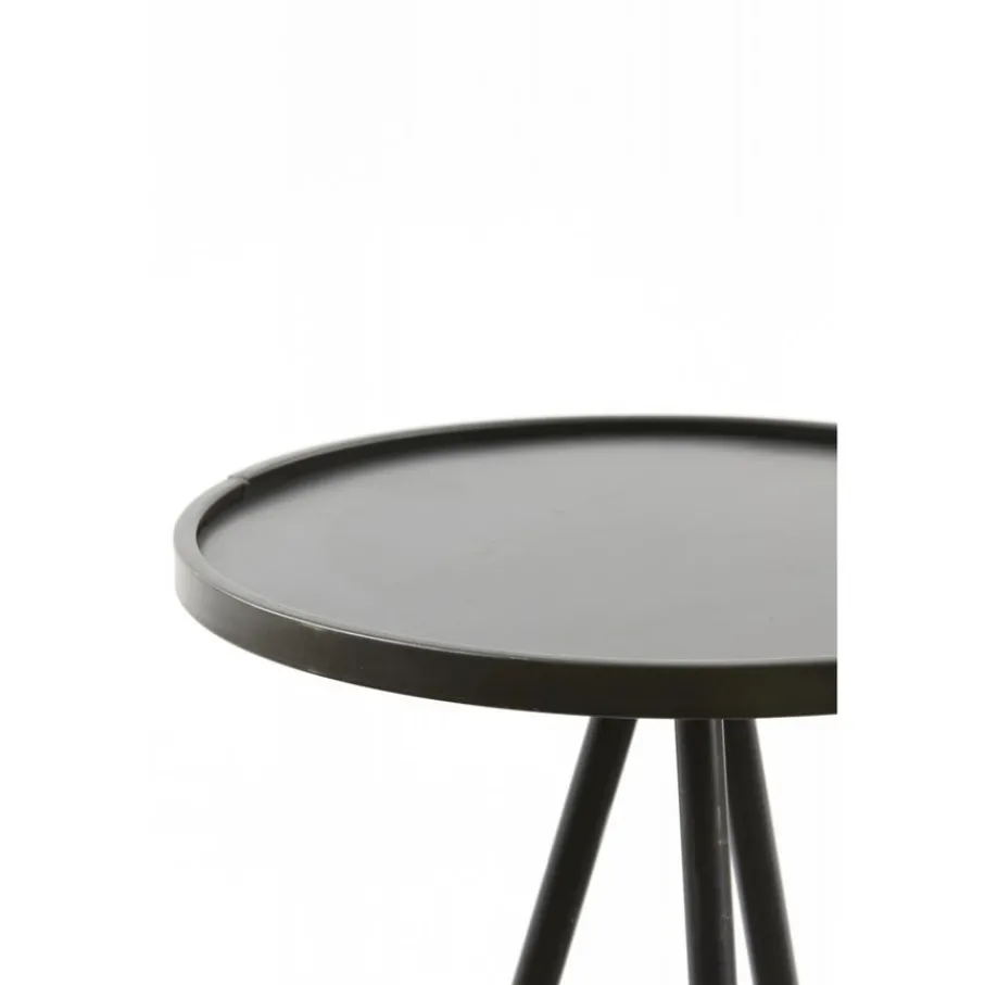 Bijzettafels<Light - Living Light & Living Zuil Envira Zink - Ø 40 cm