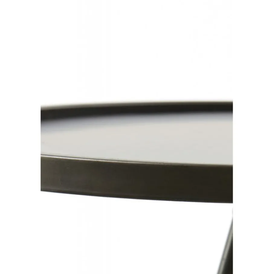 Bijzettafels<Light - Living Light & Living Zuil Envira Zink - Ø 40 cm