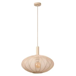 Hanglampen<Lucide Hanglamp Corina Beige - E27 - Ø 50 cm