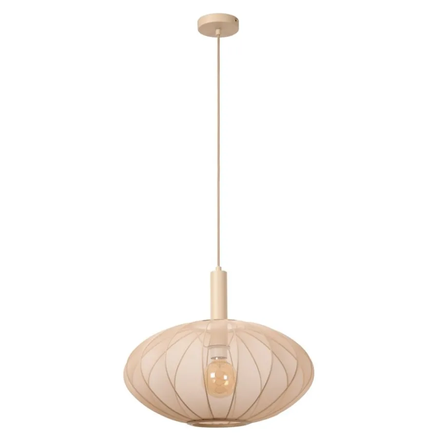Hanglampen<Lucide Hanglamp Corina Beige - E27 - Ø 50 cm