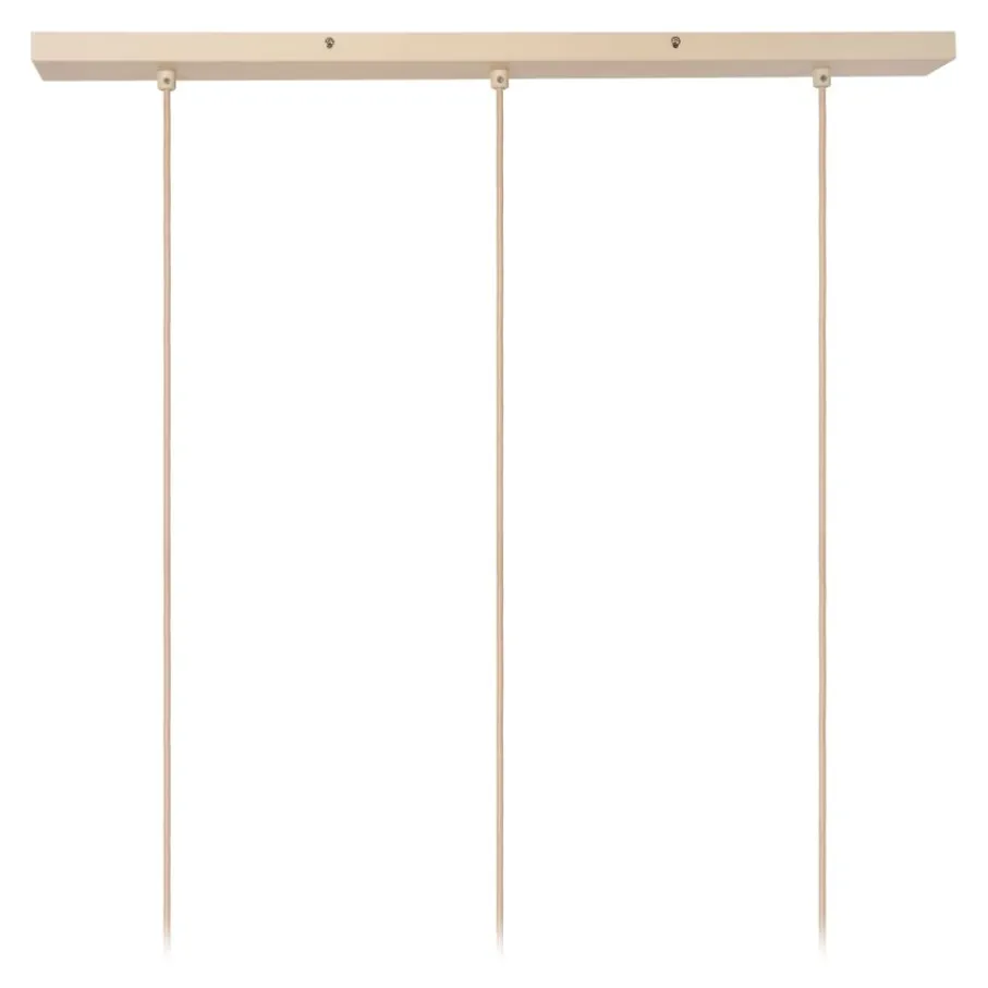 Hanglampen<Lucide Hanglamp Corina Beige - 3 x E27 - 90 cm breed