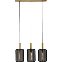 Hanglampen<Lucide Hanglamp Corina Zwart - 3 x E27 - 90 cm breed