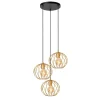 Hanglampen<Lucide Hanglamp Danza Goud - 3 x E27 - Ø 50 cm