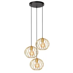 Hanglampen<Lucide Hanglamp Danza Goud - 3 x E27 - Ø 50 cm