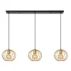 Hanglampen<Lucide Hanglamp Danza Goud - 3 x E27 - 130 cm breed