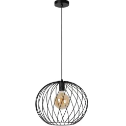 Hanglampen<Lucide Hanglamp Danza Zwart - E27 - Ø 40 cm