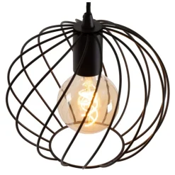 Hanglampen<Lucide Hanglamp Danza Zwart - 3 x E27 - Ø 50 cm