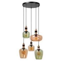 Hanglampen<Lucide Hanglamp Ilona Multi - 5 x E27 - Ø 65 cm