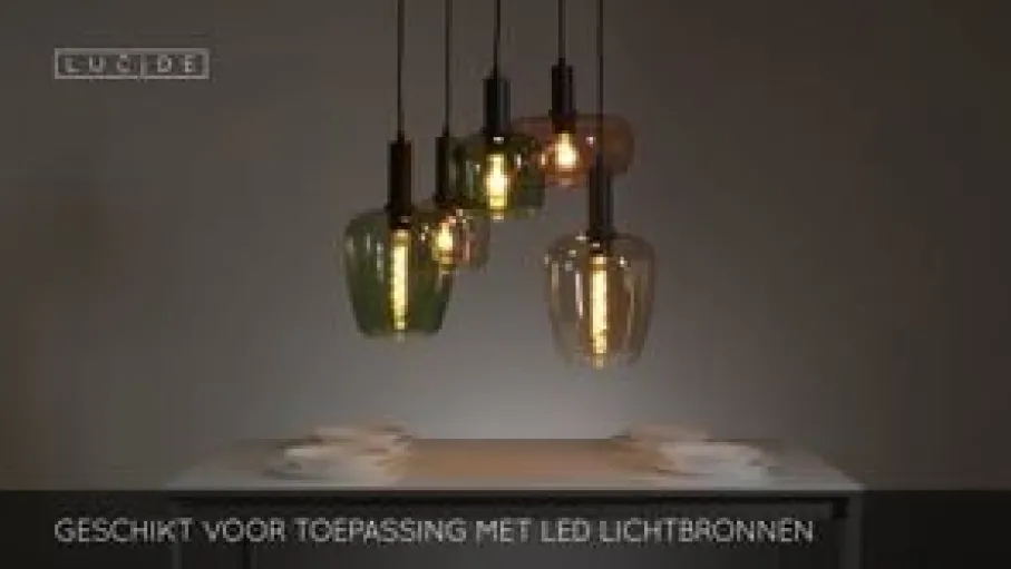 Hanglampen<Lucide Hanglamp Ilona Multi - 5 x E27 - Ø 65 cm