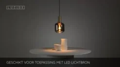 Hanglampen<Lucide Hanglamp Joanet Zwart - E27 - Ø 16 cm